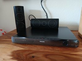 PHILIPS Soundanlage mit 4 Speakern und Bass