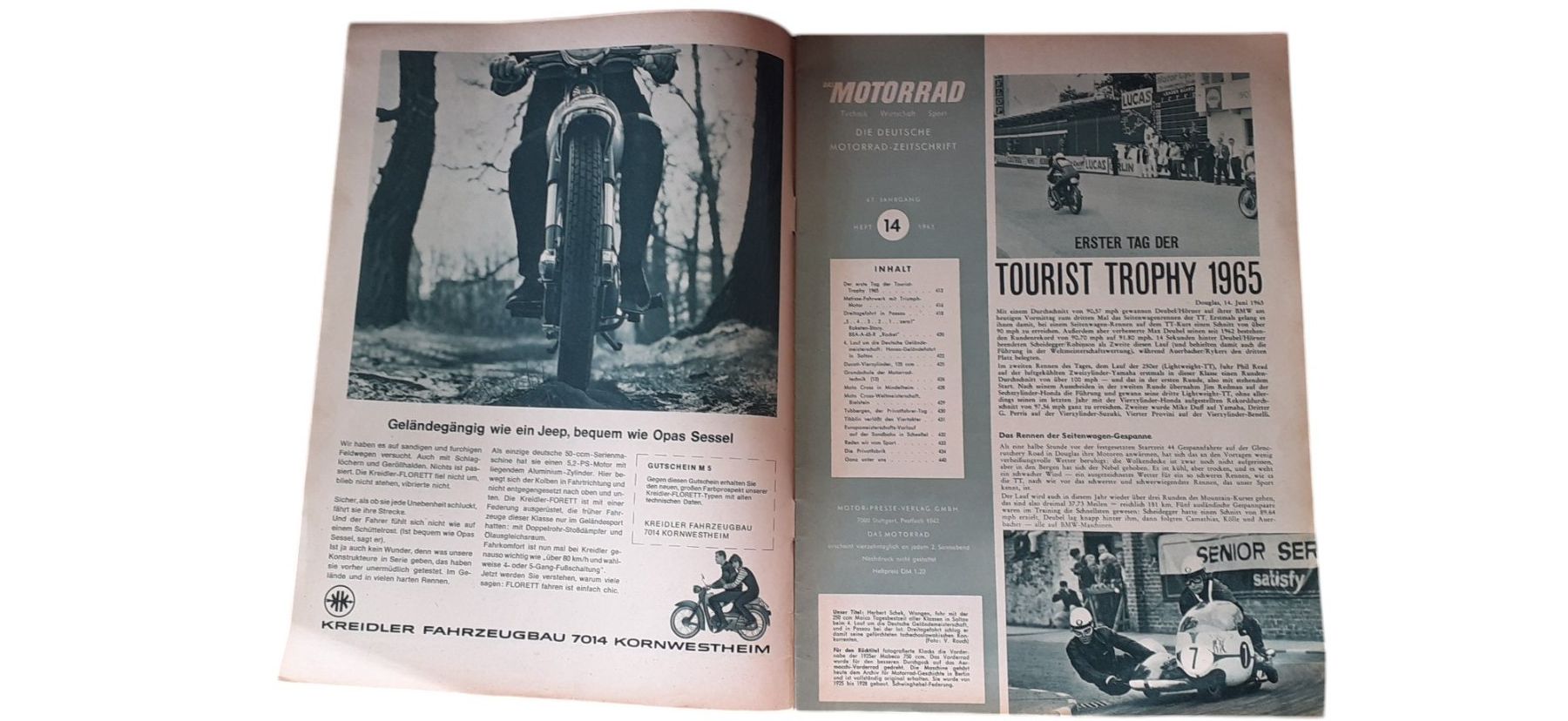 Riviste & Magazine: Das Motorad 1965 – Usato da Mörschwil venduto da aik_x8mc 2