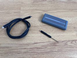 M.2 SSD Gehäuse Enclosure USB-C - neuwertig