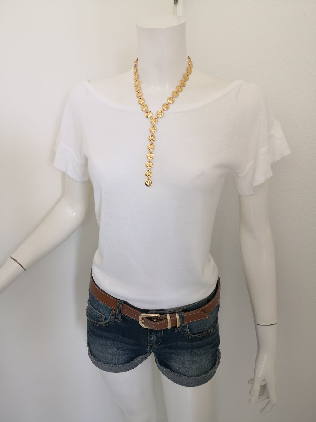 Mango Top: 🤩MANGO STRICK-TOP WEISS & VOLANT äRMEL – Nuovo (secondo la descrizione) da Olten venduto da Naja-Twins-Twins