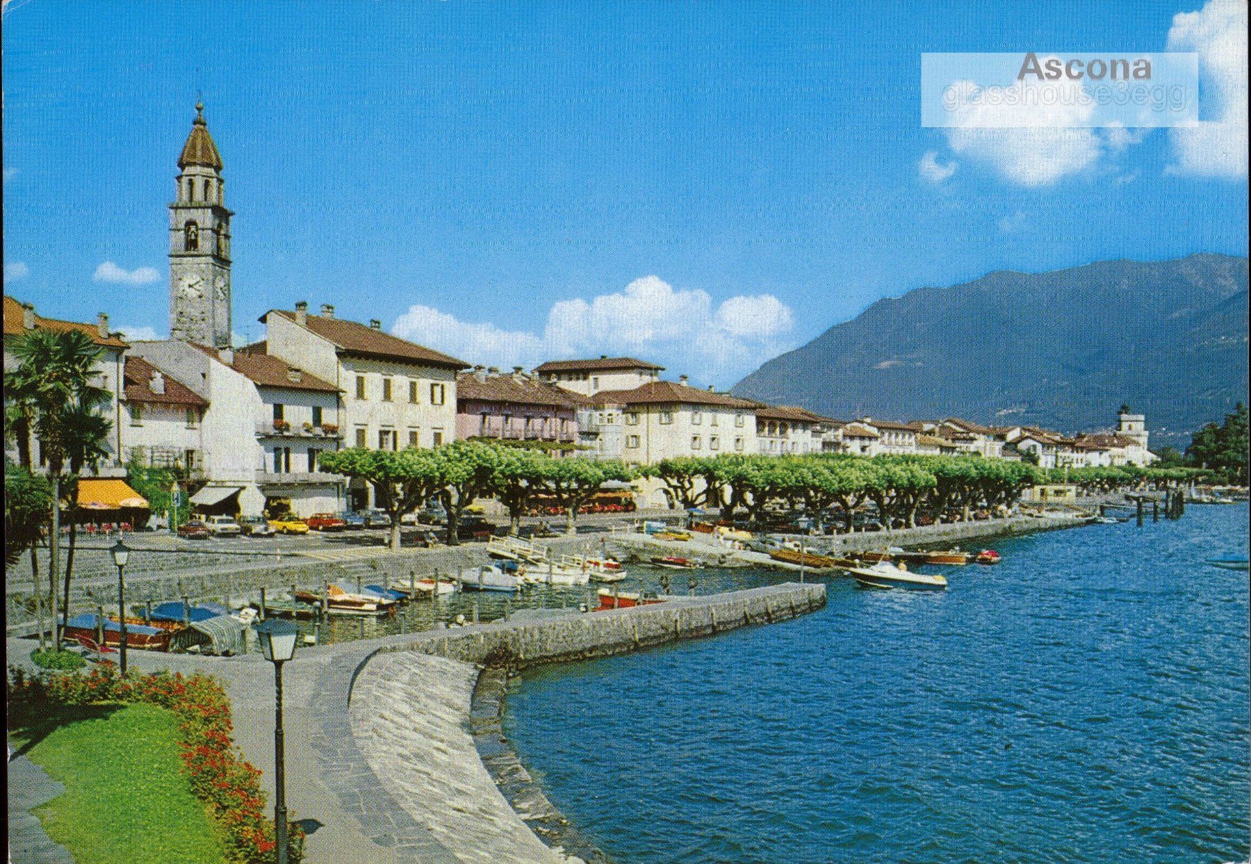 Cartoline postali: AK 1983 ASCONA - Lago Maggiore – Usato da Eggersriet venduto da glasshouse3egg