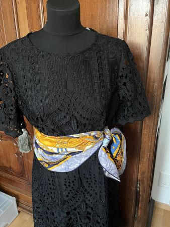 Vestito pizzo nero
