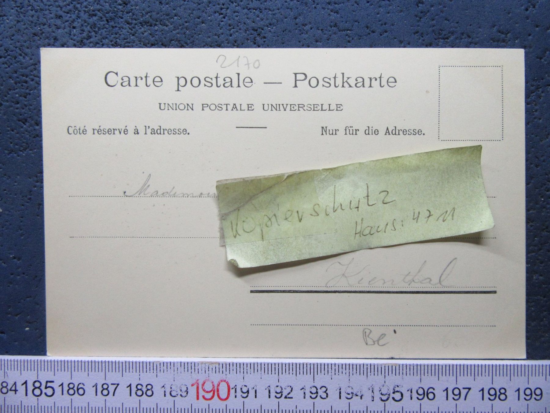 Cartoline postali: KANDERSTEG UND BLÜELISALP AK BEO – Usato da Ettingen venduto da Hausi4711 2
