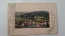 Alte Ansichtskarte Ilanz/GR, um 1910