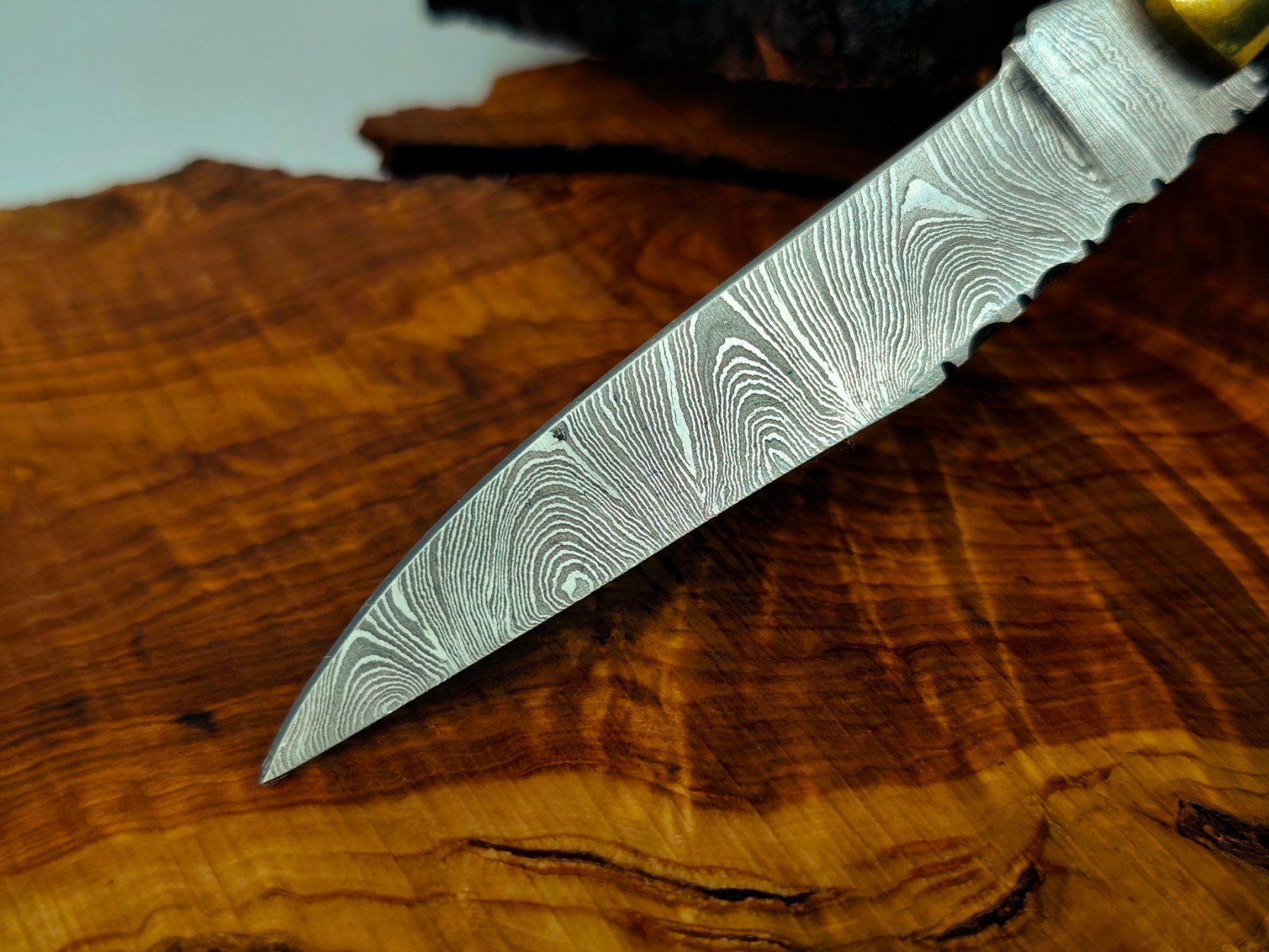 Accessori: Laguiole Damast Messer Klappmesser echtes Damastmesser – Nuovo e nell'imballaggio originale da Arlesheim venduto da Premius_1 2