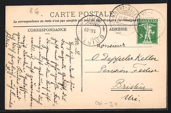 Ansichtskarten: Saint-Imier, Mont Soleil, Hotel Beau-S – Gebraucht aus Berlin von bartko-reher 1