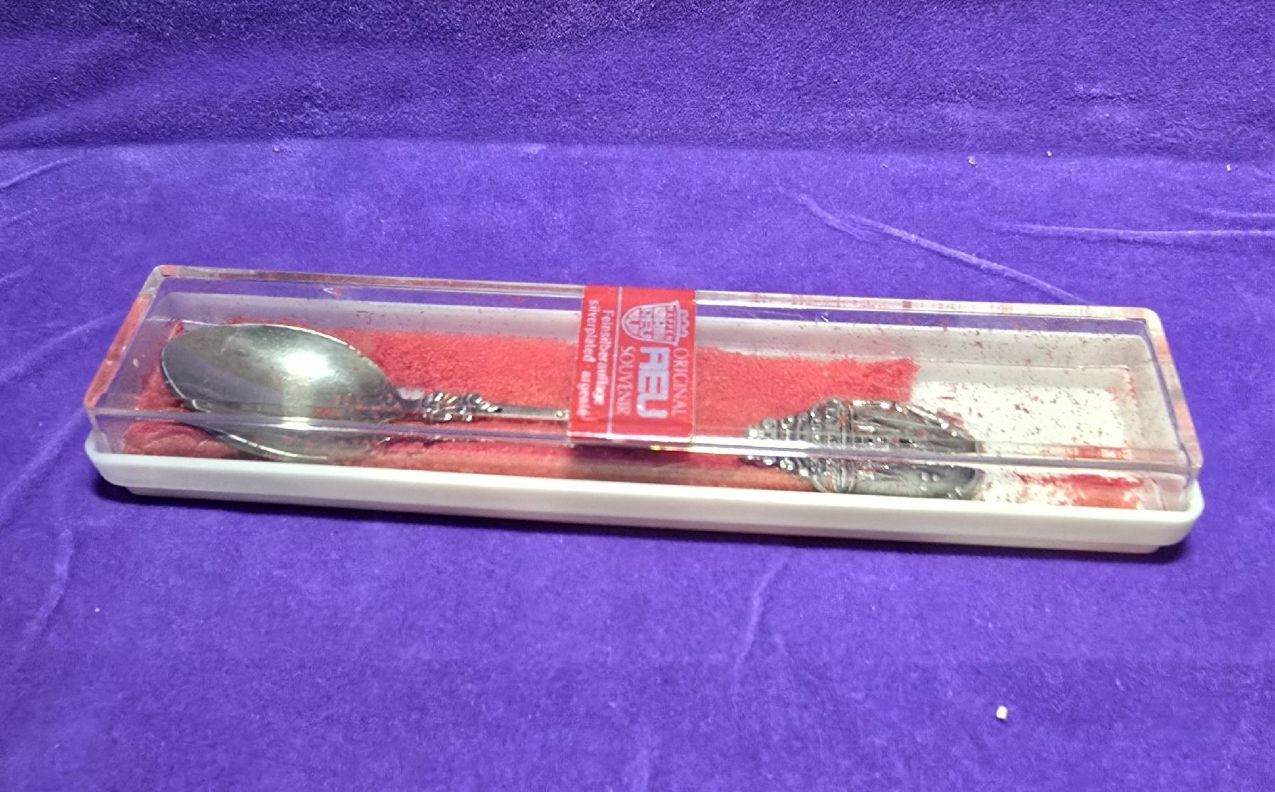 Löffel: Souvenir Löffel versilbert Original REU – Gebraucht aus Wangs von Restposten.Garage