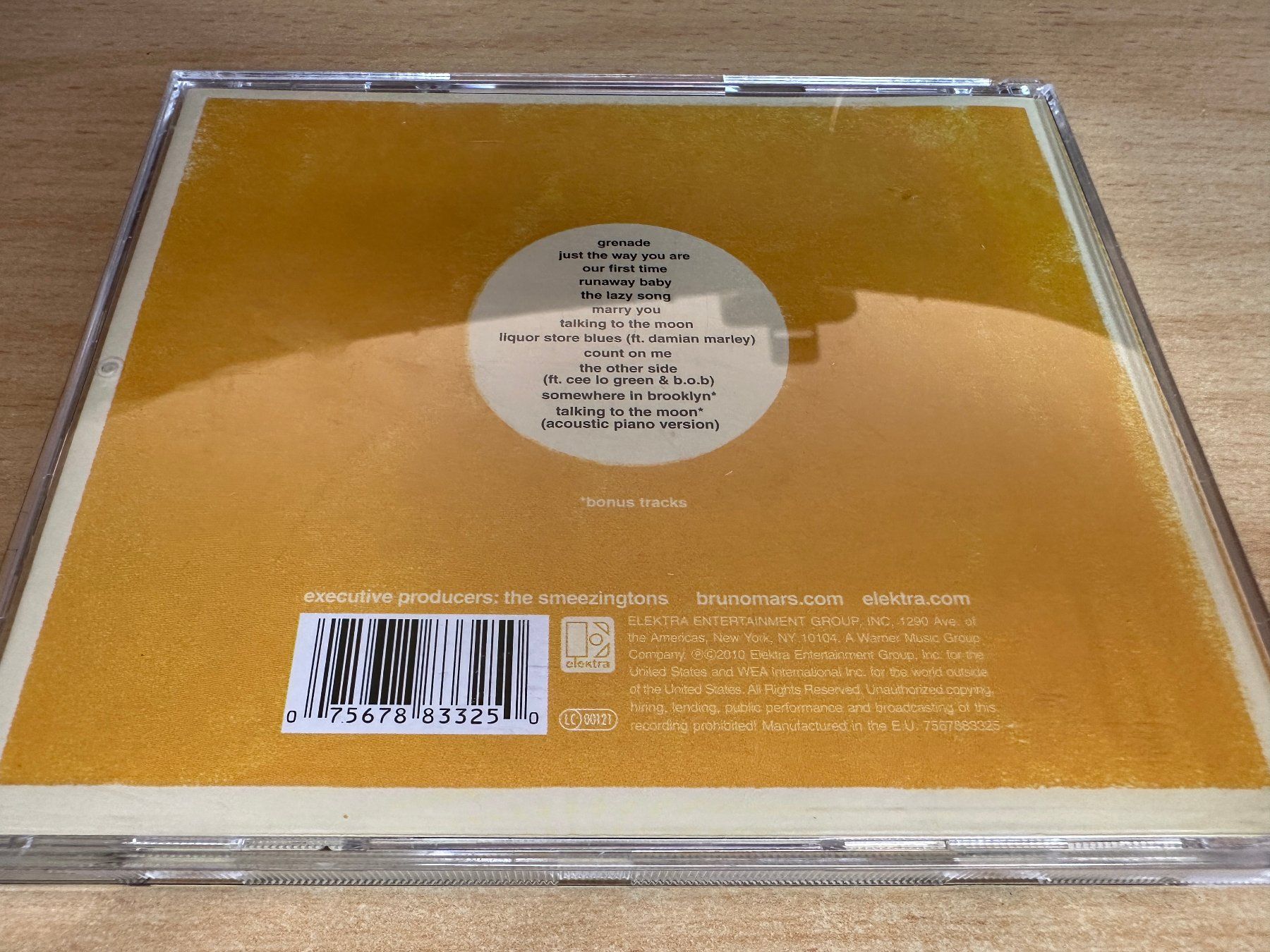 CD: Bruno Mars – Doo-Wops & Hooligans – Usato da Rikon im Tösstal venduto da Alpenmutz 1