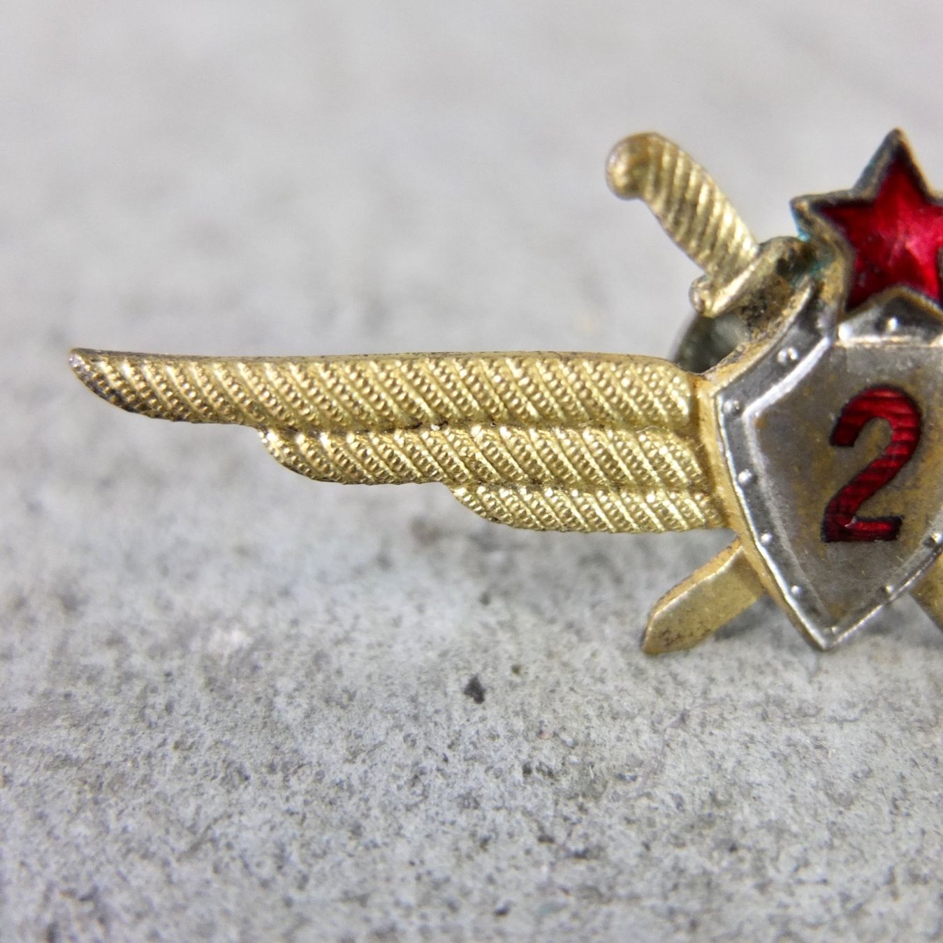 Uniformi: UdSSR Pilotenkampfabzeichen 2. Klasse - Original 1950 – Usato da Basel venduto da Brocki-auf-dem-Wolf 3
