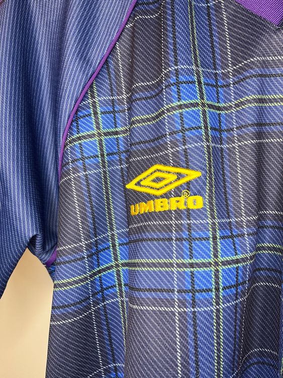 Maillot Angleterre Umbro #7 SCOTT 2001-2003 - Taille L - Occasion Avec Détails