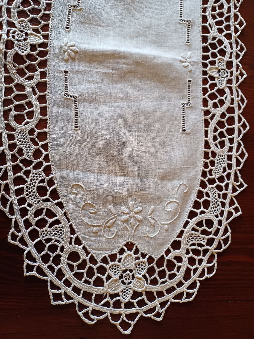 Tessuti: Echt Handarbeit Deckeli ca.25x50 cm – Nuovo (secondo la descrizione) da Gächliwil venduto da lesidees 5