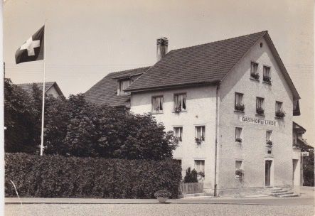 Cartoline postali: Leutwil (Aarg.) Gasthof " LINDE " Fam. Baumann-Egger. – Usato da Schlieren venduto da Rapaelli