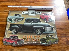 Chevrolet Pick Up Truck Blechschild
