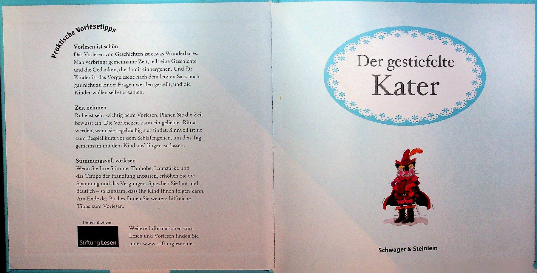 Livres: Der gestiefelte Kater Vorlese-Bilderbuch – D'occasion à Reitnau par Zaomir 2