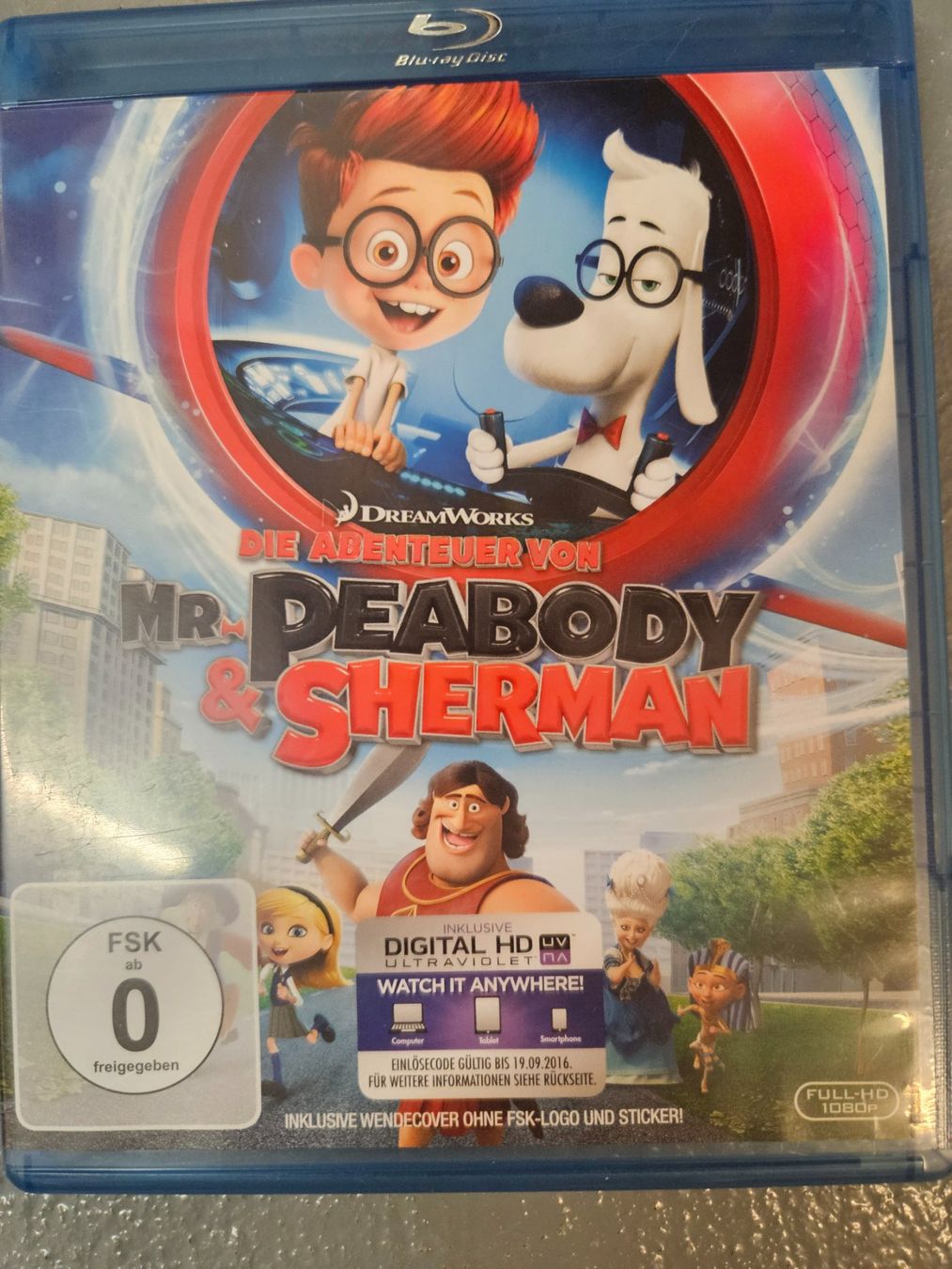 Tutti i DVDs: Mr. Peabody & Sherman blueray Deutsch – Nuovo (secondo la descrizione) da Wangen ZH venduto da tulipe55