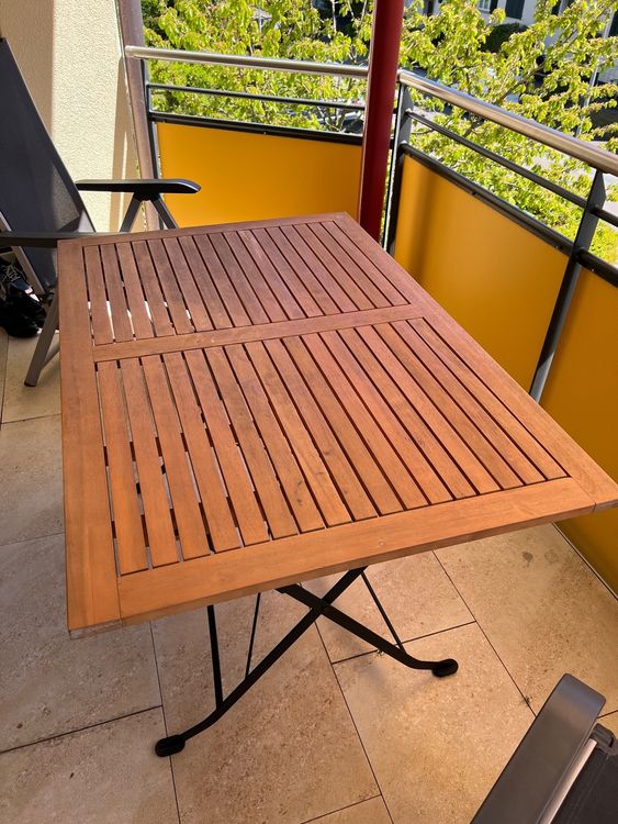 GartenKlapptisch Tuscany Akazie massiv / Stahl Akazie Kaufen auf