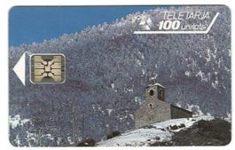 Telefonkarte Andorra AND-010, 1993 St Cristòfol
