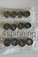12x Ball Bearings 5x11 x4mm – Type-X – Rubber Shield – NEW