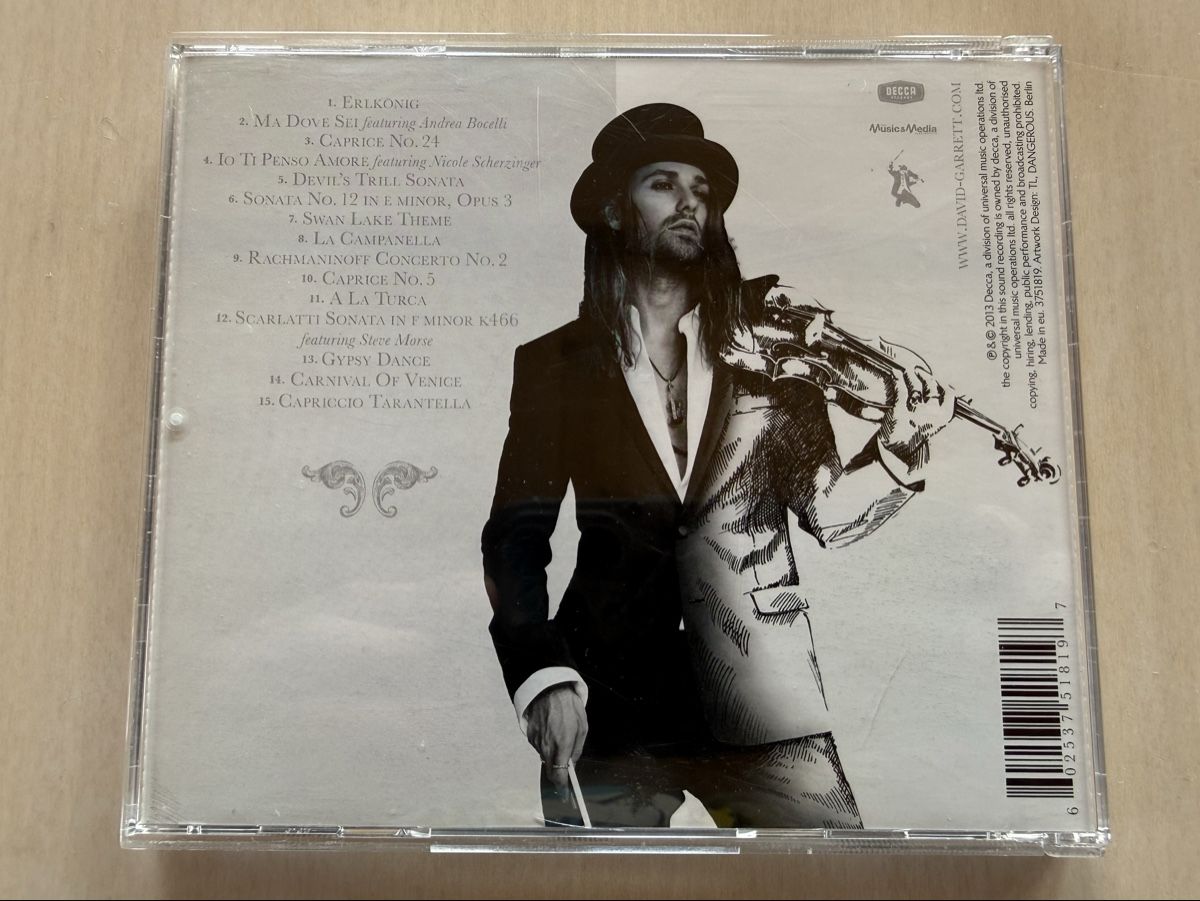 CD: David Garrett - Garrett vs Paganini - CD – Usato da Oberried Brienz venduto da Chyara 1