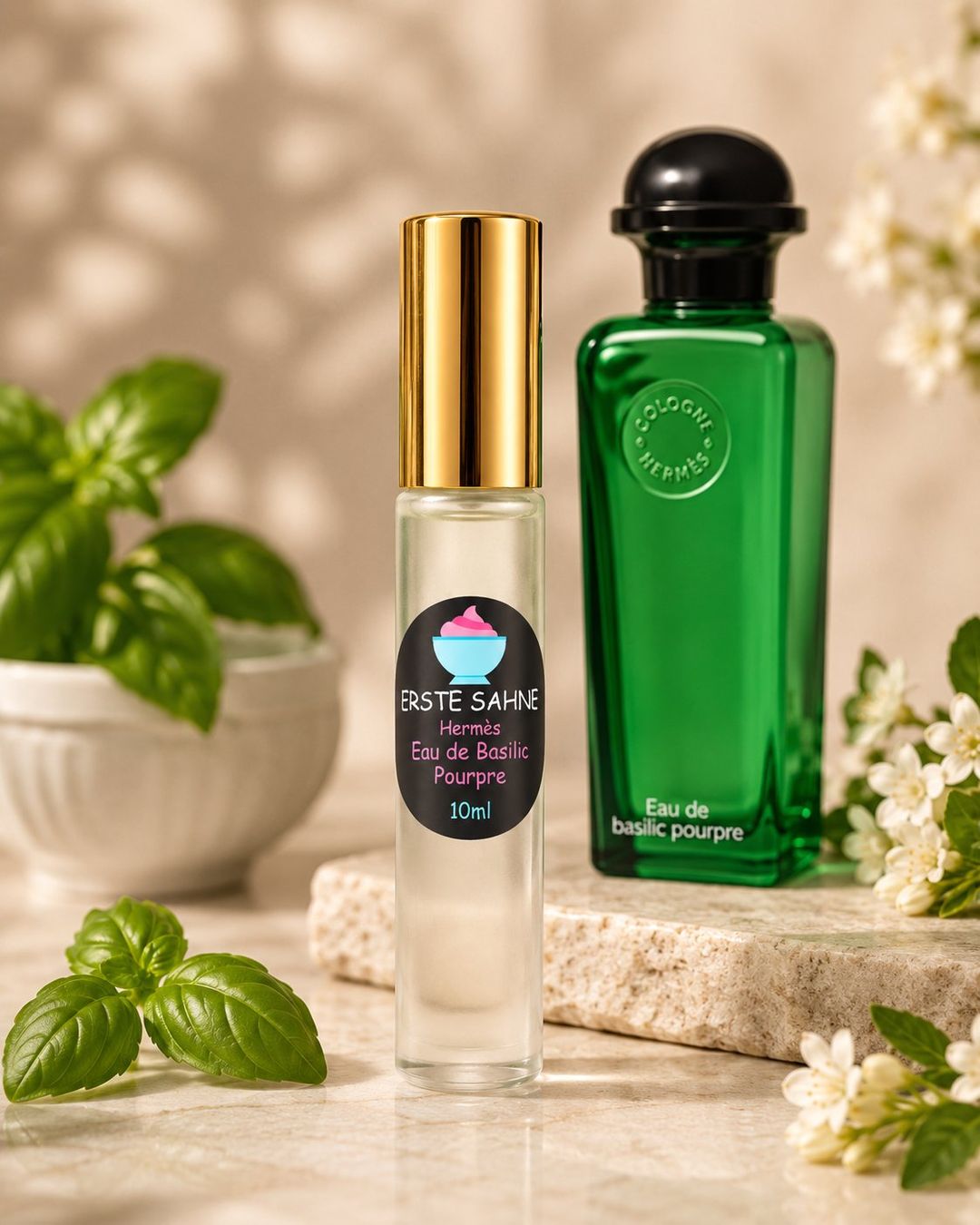 Hermès Profumi & Eau de Toilette: 10ml Hermès Eau de Basilic Pourpre Eau de Cologne Abfüllung – Nuovo (secondo la descrizione) da Oensingen venduto da ErsteSahne. 1