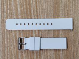 Uhrenband Silikon 20mm, neu, Pebro, mit Quick Release