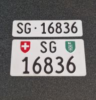 Autonummer / Kontrollschild SG 16836