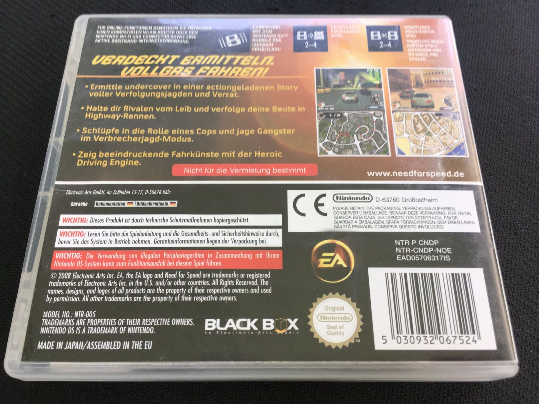 Nintendo Giochi: Need for Speed Undercover - Nintendo DS – Usato da St.Gallen venduto da Punktchen01 1