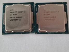 2 x Intel core I5-7500