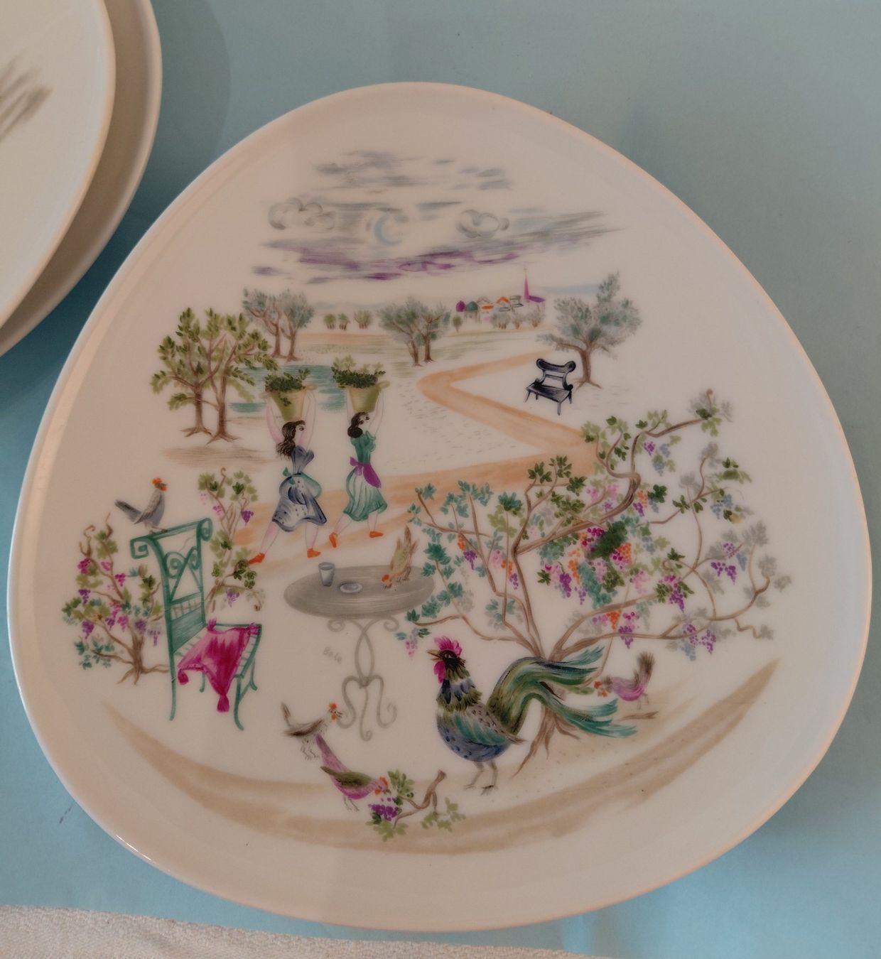 Rosenthal Assiettes: 4 Rosenthal Teller "Bele Bachem" – D'occasion à Zürich par Rosys 1