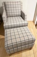 Sessel mit Hocker von Manuel Larraga