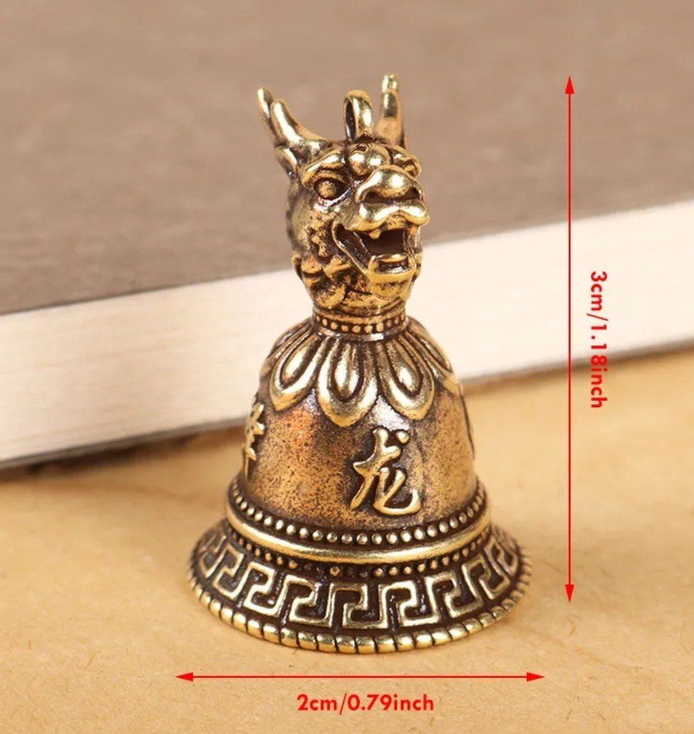 Campanacci mucche: Cloche mini dragon en laiton – Nuovo e nell'imballaggio originale da Vernier venduto da 19pigments 1