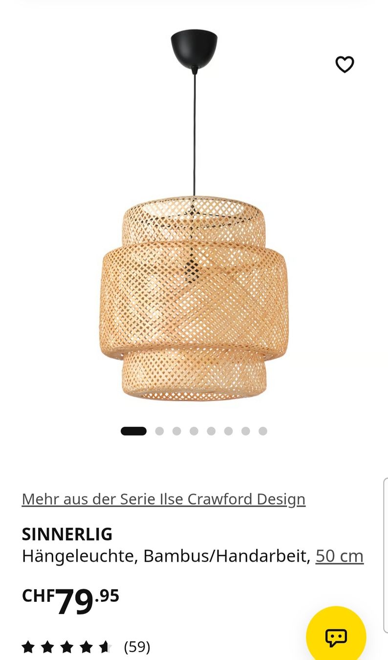 Ikea Lampes: Lampe Ikea SINNERLIG – Neuf (Voir description) à Hermetschwil-Staffeln par Tamara1008 3