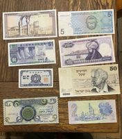Lot de billets de banque internationaux diversisés