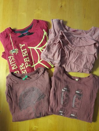1 lot de 4 habits taille 98