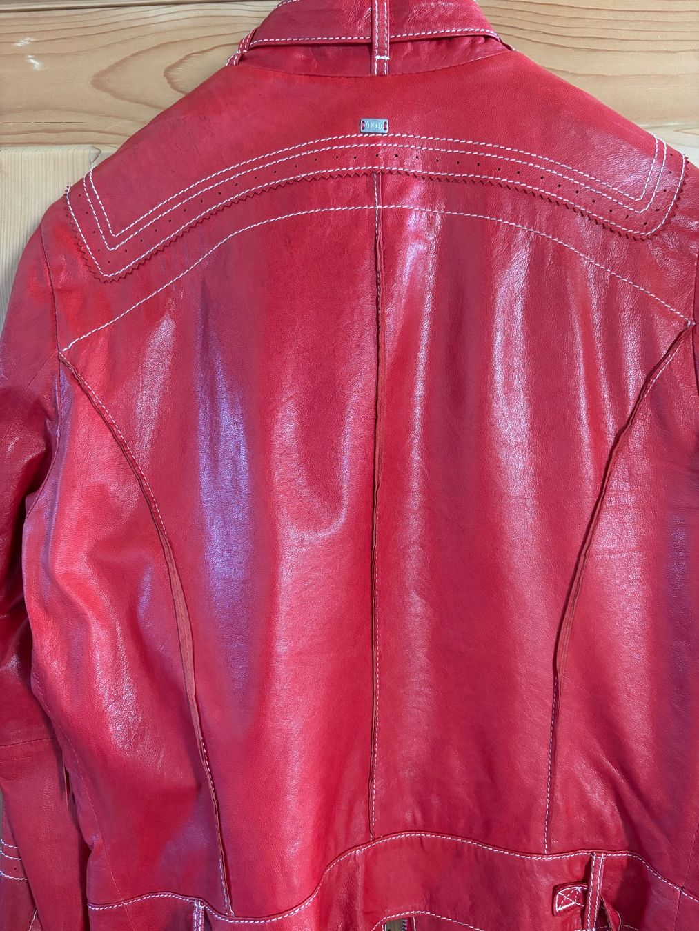 Jacken: Lederjacke Sommer rot – Gebraucht aus Weinfelden von stella79 3