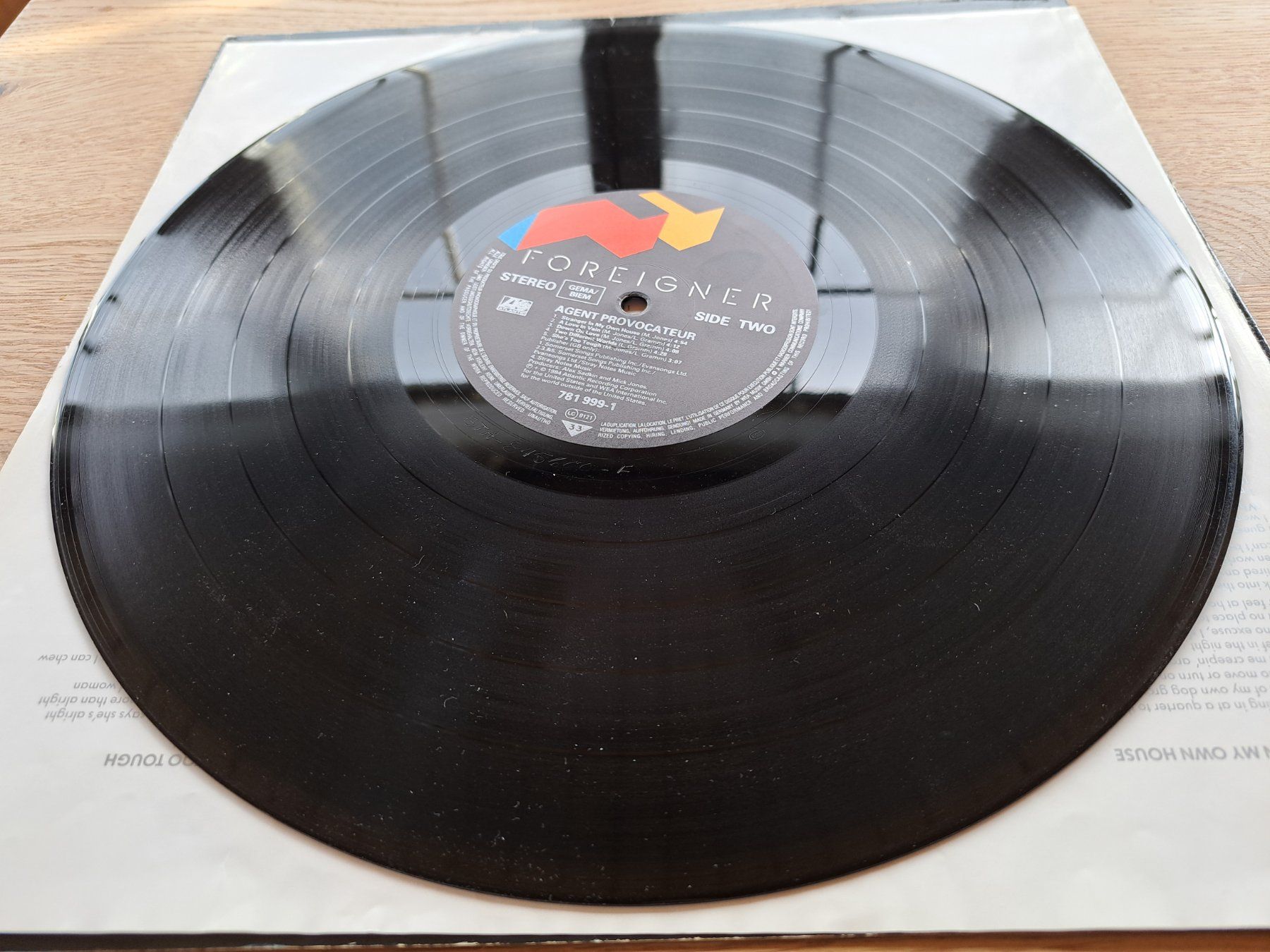Schallplatten: Foreigner - Agent Provocateur – Gebraucht aus Meggen von Ricardokoch 2