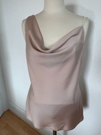 AMY & CLO Paris Damen Top / Bluse in Gr. M, Beige