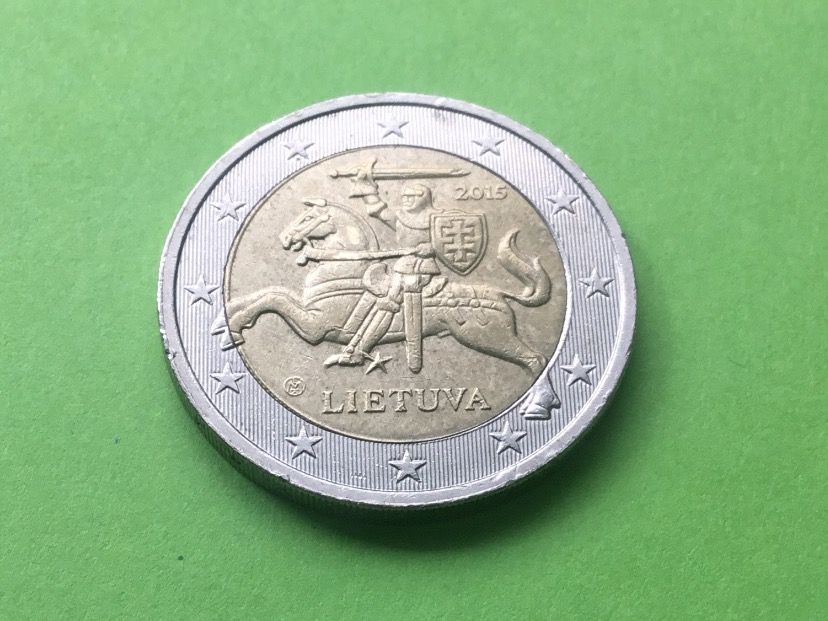 Tutti le monete: 2 Euro Litauen 2015 – Usato da St. Margrethen SG venduto da alfapeugeot10 1