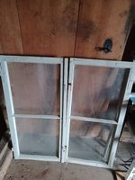 Antike Fensterflügel 2 Stück