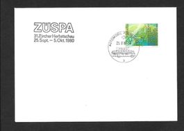 Sonderbrief A. 1363 31. ZÜSPA Zürich 25.9.-5.10.1980