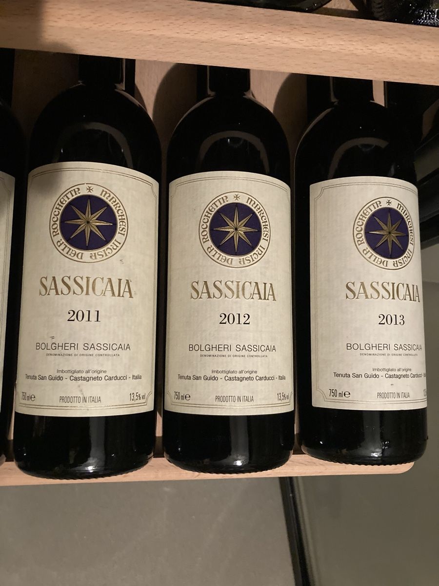 Sassicaia Wein: Sassicaia 2002 - 2017  16 Flaschen – Neu (gemäss Beschreibung) aus Roggwil BE von Maui2000 1
