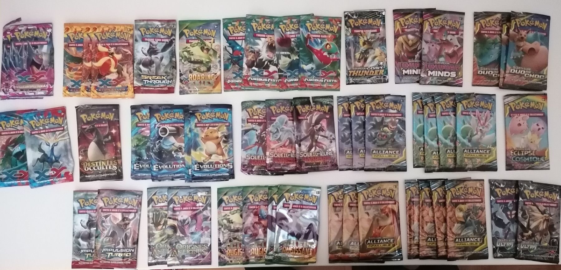 Pokémon Carte collezionabili: Lot de 60 boosters Pokemon vides – Usato da Ecublens VD venduto da loi_dy6b