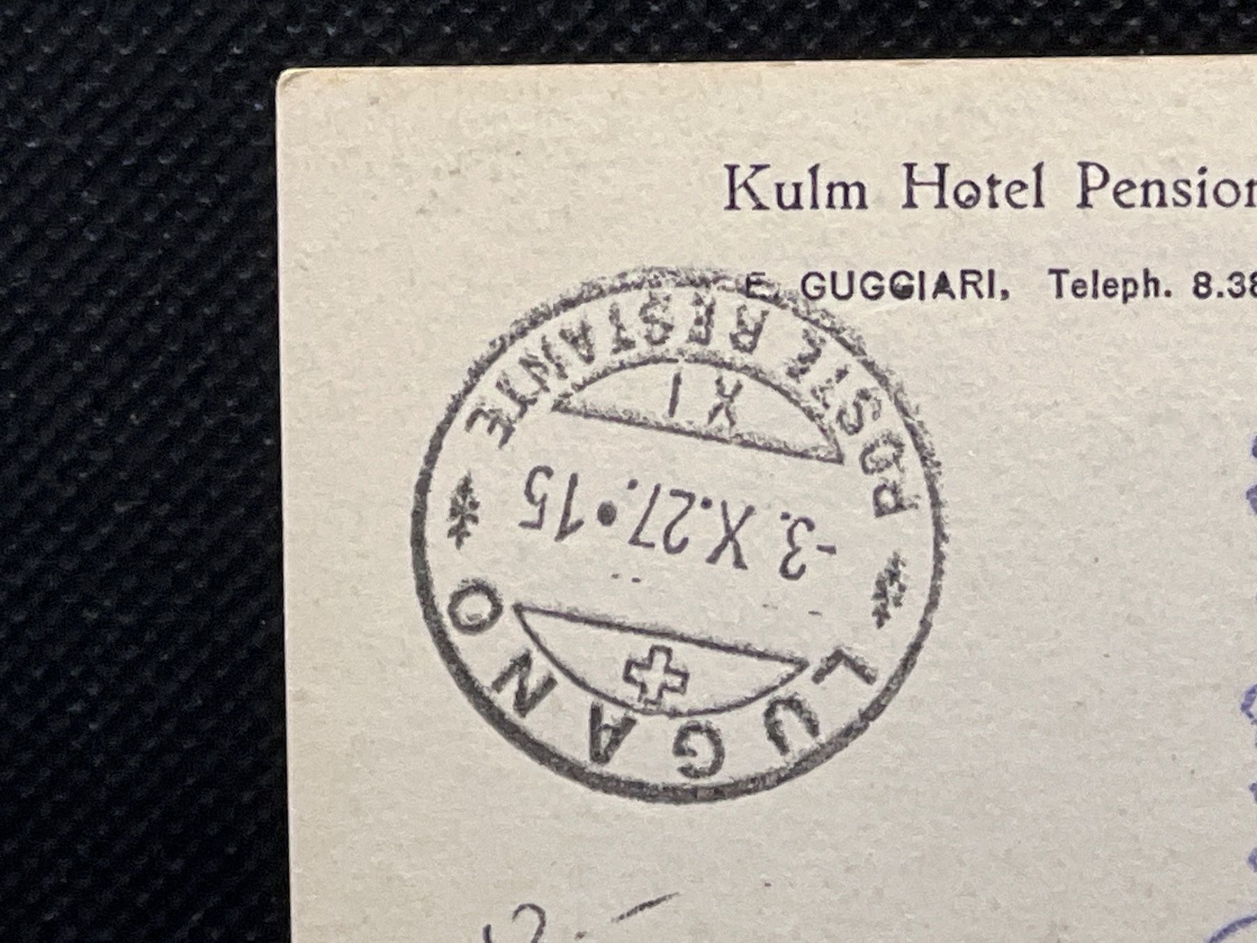 Cartoline postali: Monte Bré, Kulm Hotel, Monte Rosa – Usato da Widnau venduto da Brusi9 2