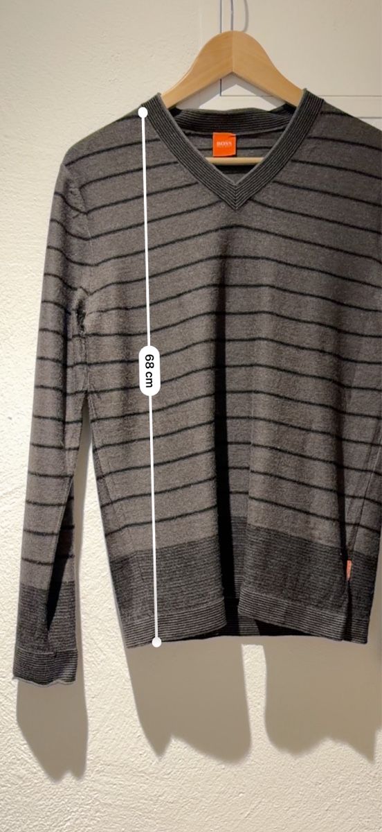Hugo Boss Maglioni & Felpe: Hugo Boss Herren Pullover, 100% Schurwolle, Gr. L, Grau – Usato da Kilchberg ZH venduto da froschli0_0 5
