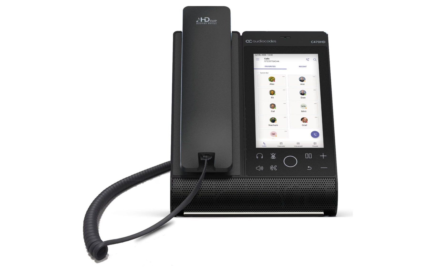 Telefoni: AUDIOCODES Tischtelefon C470HD Schwarz (20002) – Nuovo e nell'imballaggio originale da Zürich venduto da fundsachenverkauf