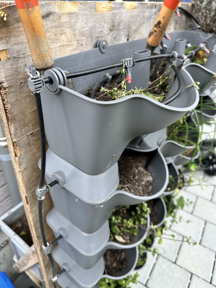 Box contenitori: Vertikaler Garten, Gardena mit Bewässerungssystem! – Usato da Mettendorf TG venduto da Pinova02 2