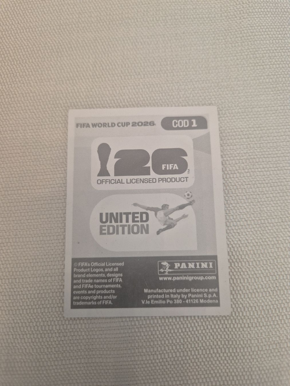 Panini Carte collezionabili: Panini Sticker COD 1 – Usato da Schübelbach venduto da jes_y99y 1