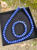 Exquisites Schmuckset Halskette und Armband aus Lapislazuli