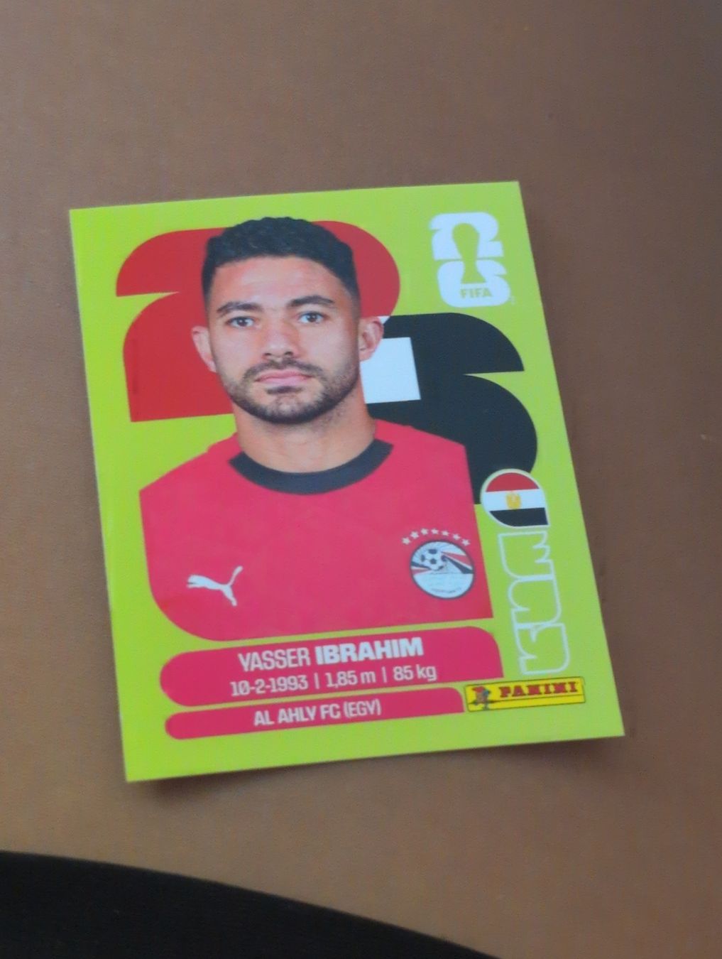 Panini Cartes à collectionner: Yasser Ibrahim EGY 5 – Neuf avec emballage d'origine à Lausanne par KarolyneBaiao