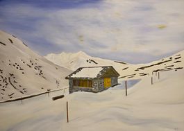 Bündner Bergbild (Ölgemälde)